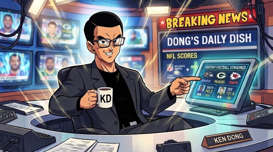 Ken Dong at the BDO Premier League news desk