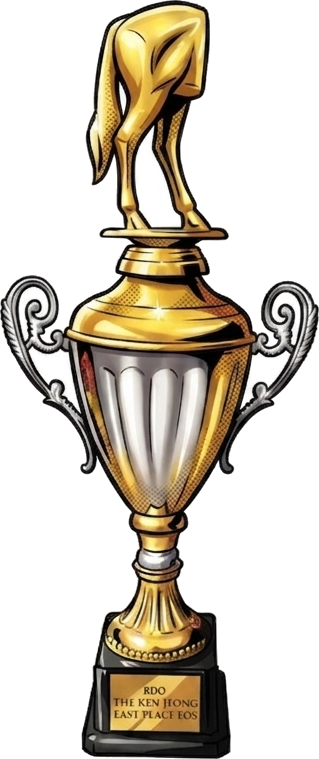The Ken Jeong — 2025 last place trophy
